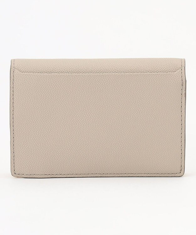 airlist 【収納力・バイカラー】二つ折り財布　Stella　ステラ グレージュ×イエロー