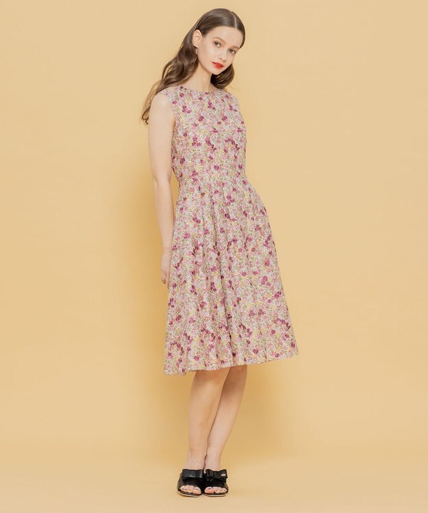 TOCCA 【LIBERTY社オリジナル素材】【洗える！】PENSTEMON ROAD ドレス ピンク系7