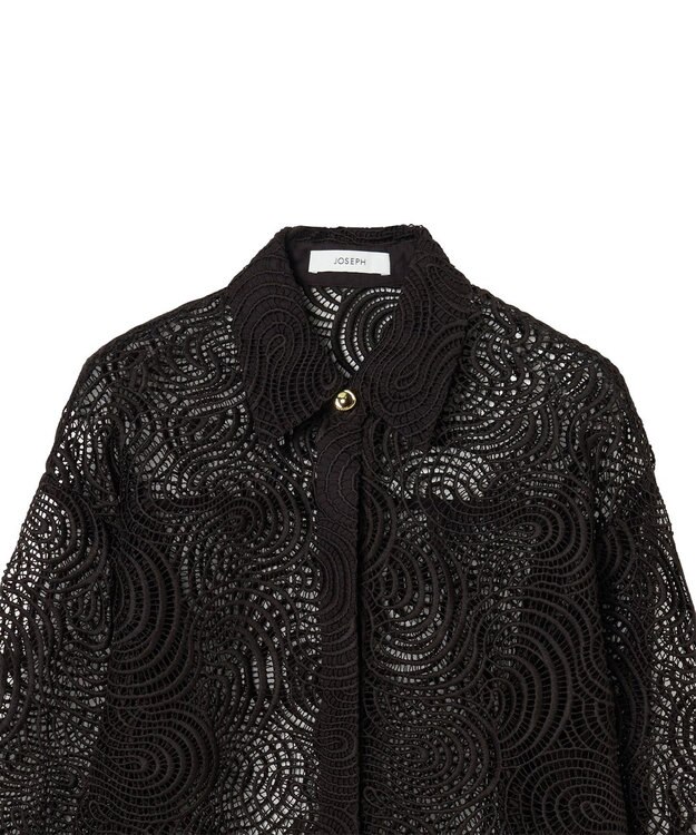 JOSEPH コードレース クロシェ　ブラウス Cocoa