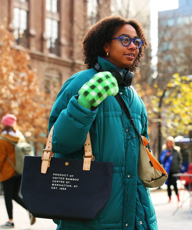 united bamboo 【NAVYS 10月号掲載】UB ベーシックバッグ(ミニ) ネイビー