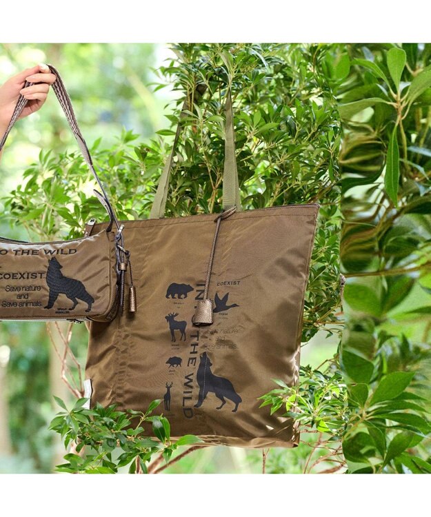 A.D.M.J. 【ナイロン】オリタタミバッグL BAMBOO