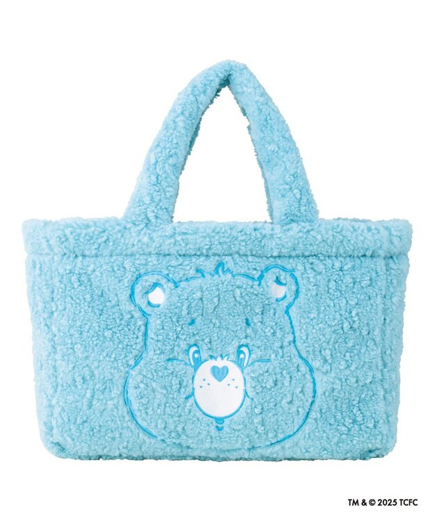 MOONBAT Care Bears(ケアベア) ボアバッグ B4サイズ 手洗い可能 ファイファー ミントグリーン
