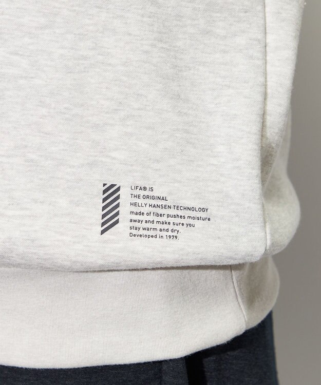 HELLY HANSEN 【保温・ECO素材】LIFAメリノスウェットクルー グレー