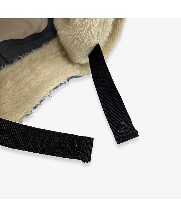 林八百吉商店 Coleman　キッズ　２way耳付きフリースメトロハット ブルー