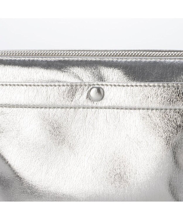 UNBILLION カシュカシュ cachecache / メタリック舟型ショルダー シルバー