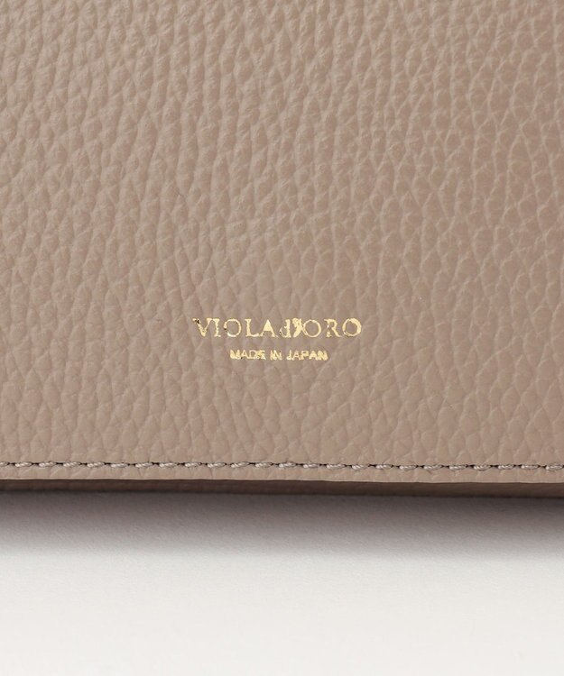 23区 VIOLAdORO シュリンレザー ミニショルダーバッグ ベージュ系
