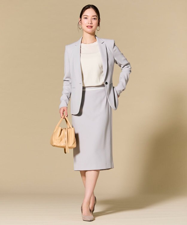 BEIGE， 【セットアップ対応】CINDY / タイトスカート L.Gray × White