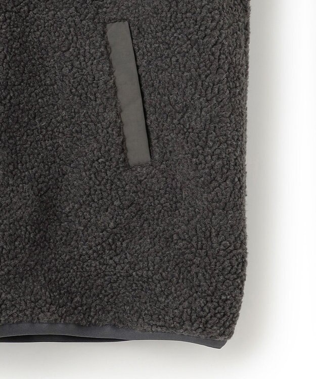 J.PRESS YORK STREET 【UNISEX】リバーシブル ボアベスト グレー系