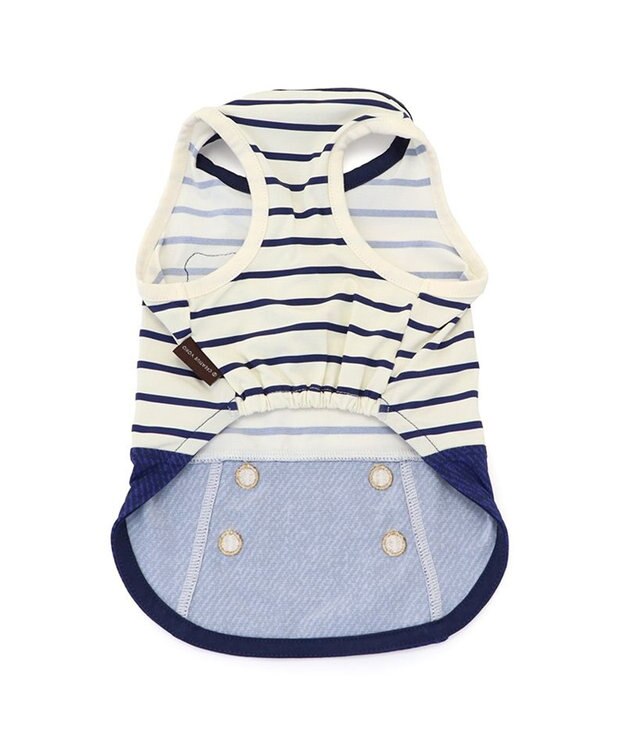 PET PARADISE ペットパラダイス 接触冷感 マリン風 タンクトップ 中型犬 大型犬 ネイビー