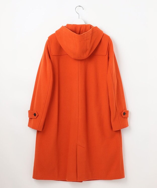 J.PRESS LADIES Jackal 140sソフトメルトン ダッフルコート オレンジ系
