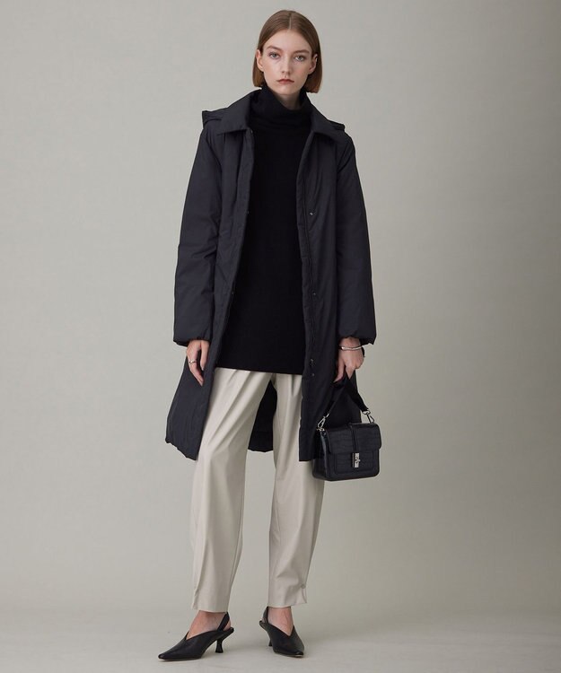 ICB 【洗える】ソフトウールハイゲージ ハイネックプルオーバー ブラック系