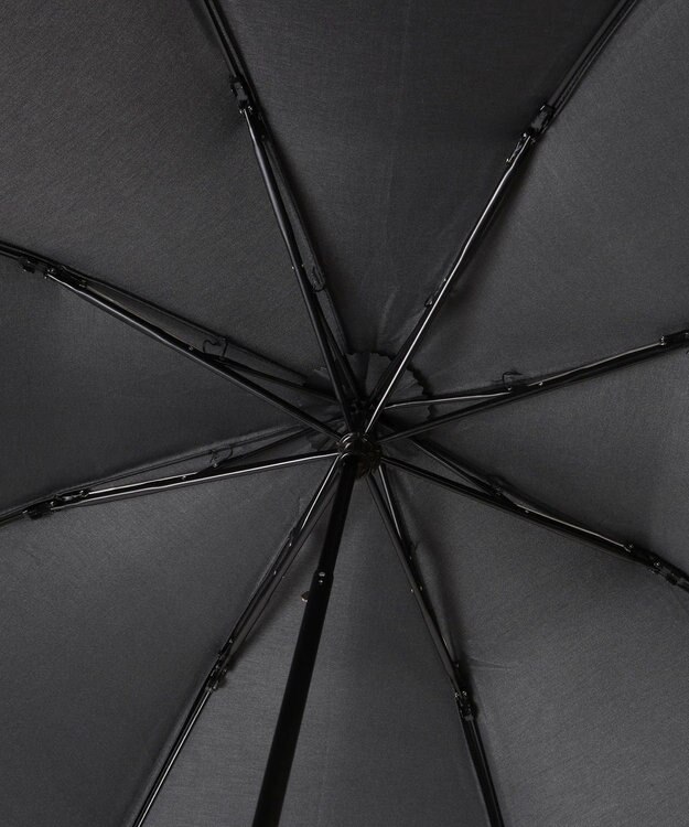 MOONBAT FURLA  折りたたみ傘 カラーボーダー 大きめ55cm 日本製 ブラック