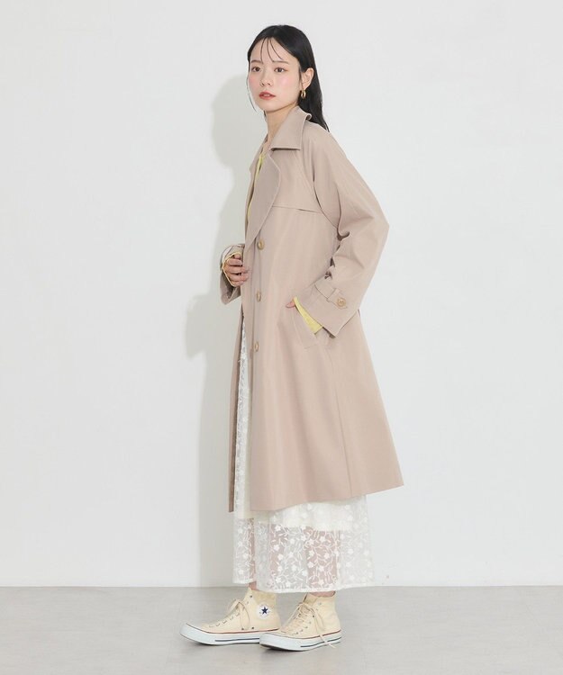 earth music&ecology ベーシックトレンチコート Beige