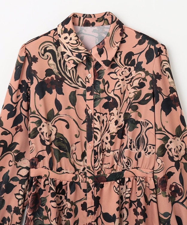 グレースコンチネンタル 　ローズオーナメントプリントワンピース ローズオーナメントプリントワンピース / GRACE CONTINENTAL