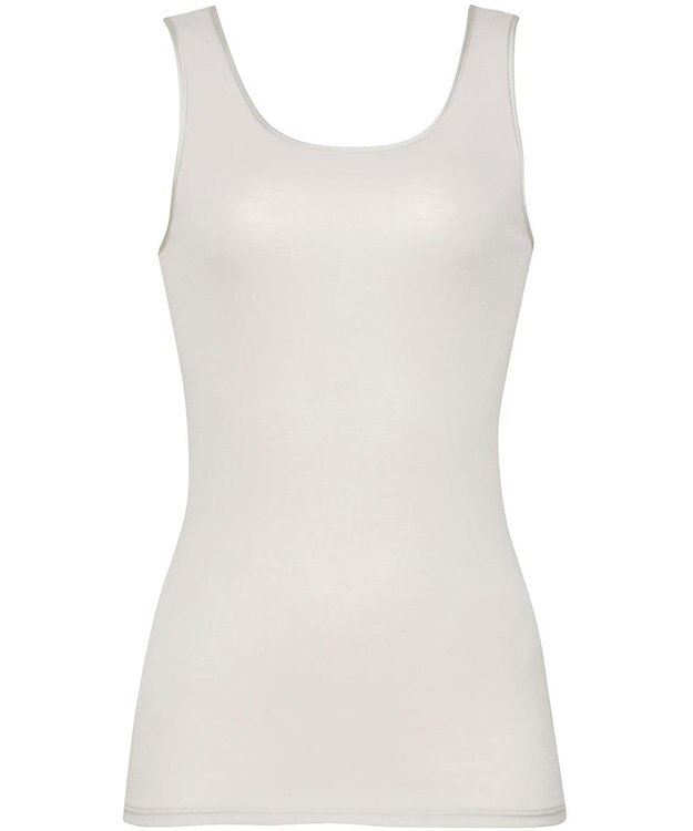 WACOAL インナー 綿100％(身生地) オーガニックコットンを使用 ムレにくい ノースリーブ タンクトップ レディース CLB629 /ワコール チャコールグレー