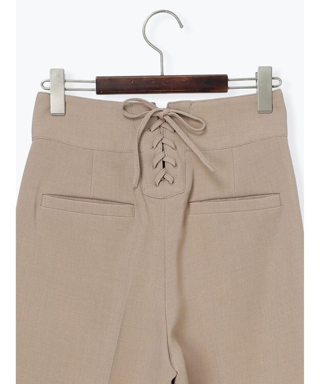 Te chichi バックレースアップロングパンツ《2025Autumn catalog vol.2 item》 ベージュ