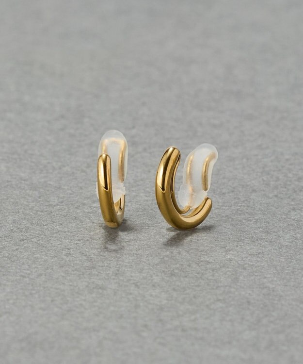 Phoebe 〈痛くないシリーズ/金属アレルギー対応〉スリークフープライトフィットイヤリング/サージカルステンレス ゴールド