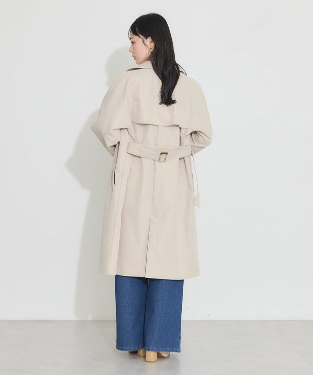 earth music&ecology ベーシックトレンチコート Light Beige