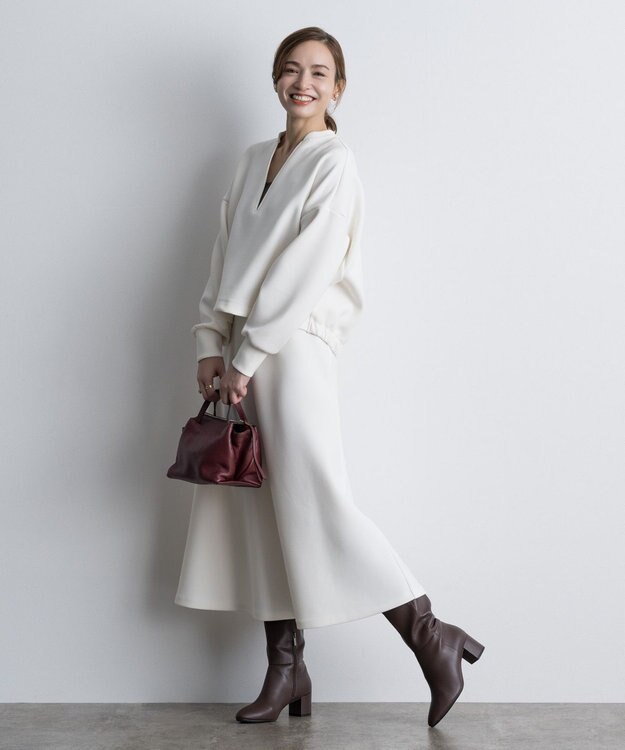 ONWARD Reuse Park 【UNFILO】スカート秋冬 オフホワイト