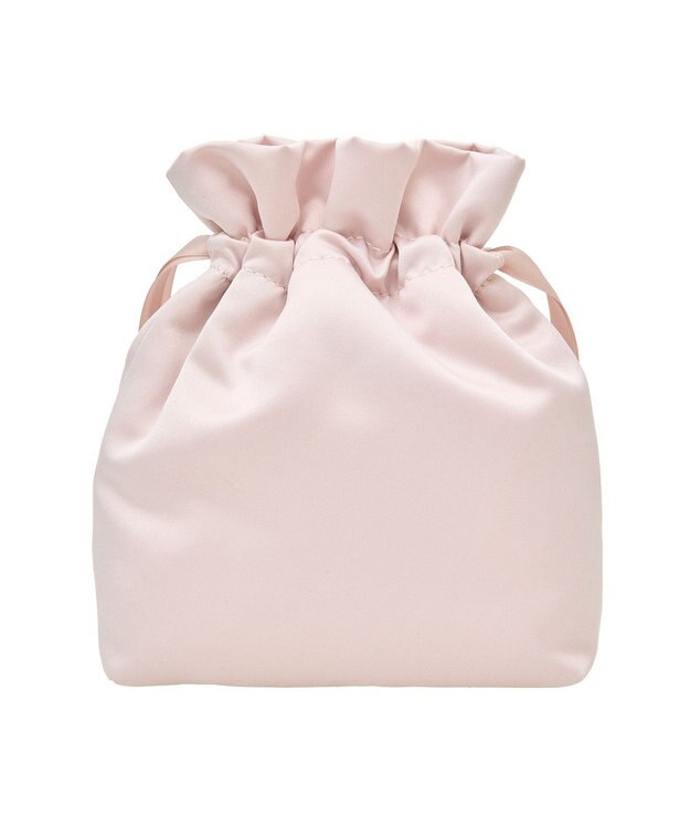 Maison de FLEUR コットンキャンディ巾着 Pink Beige