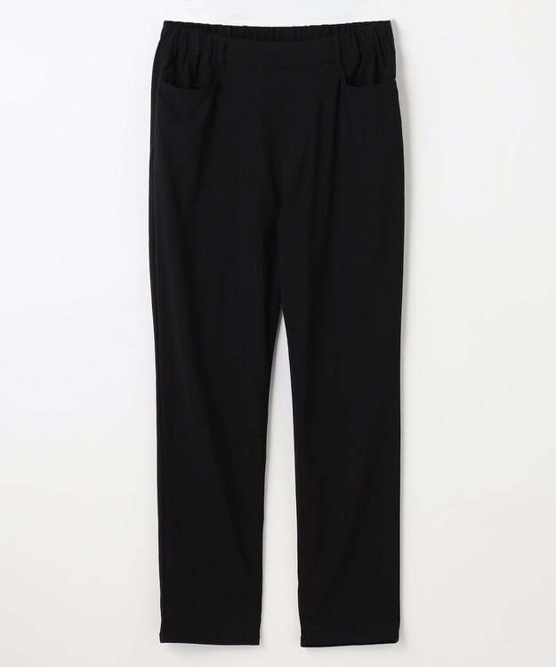 ANY 【UVカット/ウエストゴム/ストレッチ】大人の７daysデイリーパンツ ブラック