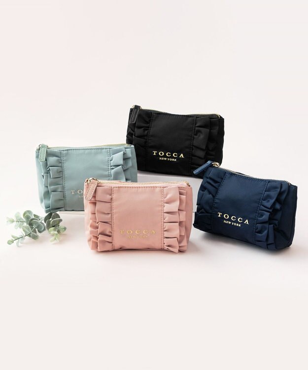 TOCCA WAVES POUCH ポーチ ネイビー系