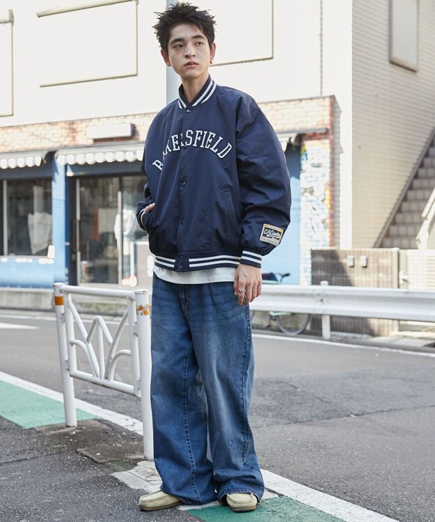 WEGO パテッドワッペンスタジャン ネイビー