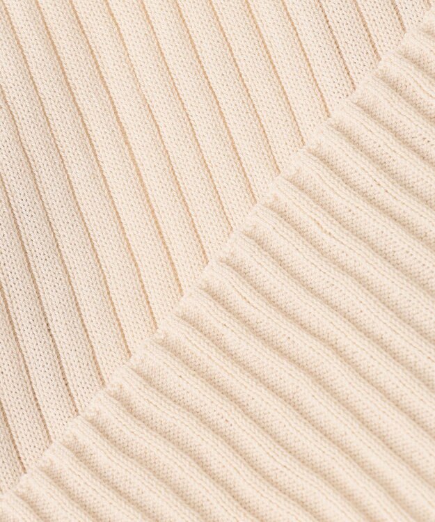 BEIGE， GINGKO / ドッキングニット Ecru