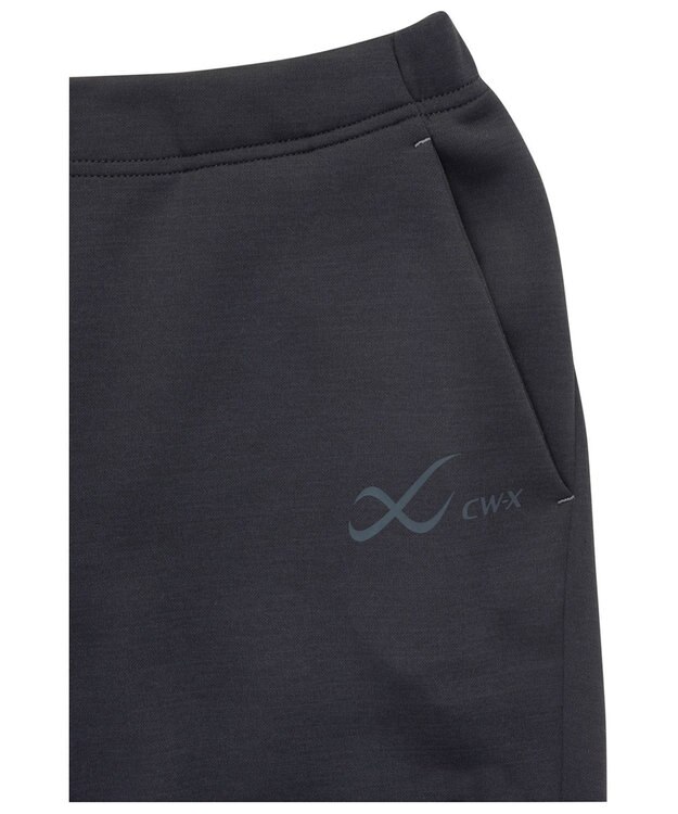 CW-X 【WOMEN】 CW-X 9分丈 【レディース】アウターボトムス ニット素材 トップス（DWR589）とペア スウエット DHY249 /ワコール ブラック