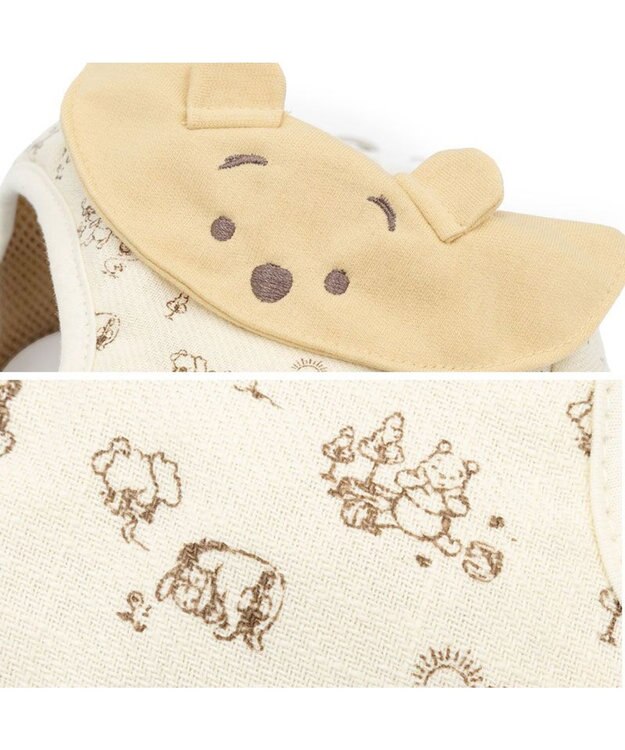 PET PARADISE ディズニー くまのプーさん スタイ付き ベスト ハーネス ＳＳ 小型犬 イエロー