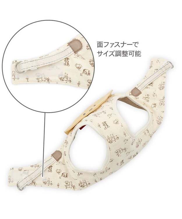 PET PARADISE ディズニー くまのプーさん スタイ付き ベスト ハーネス ＳＳ 小型犬 イエロー