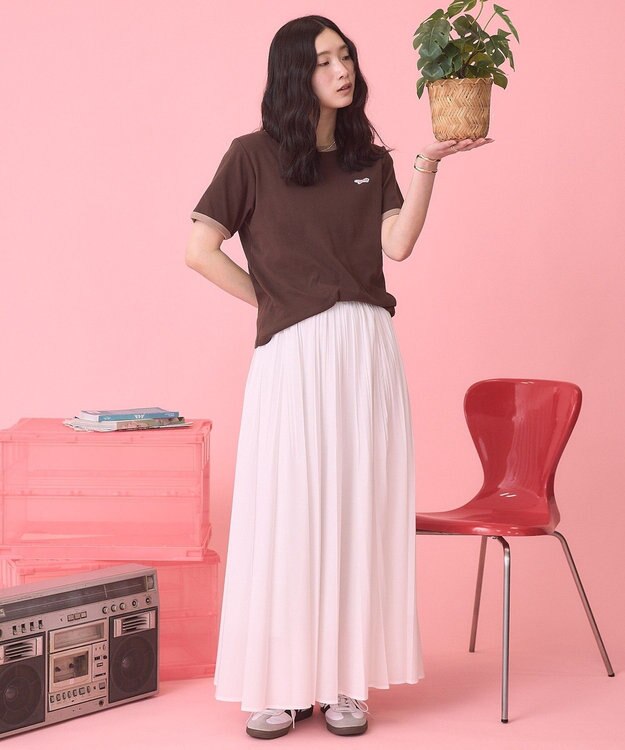 AMERICAN HOLIC 【PENNEY'S】配色リンガーTシャツ Brown