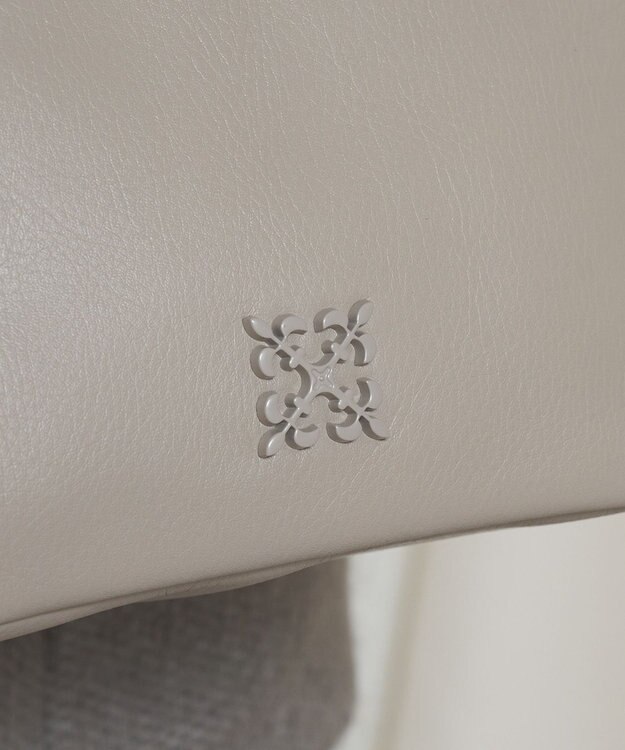 russet レザー2WAYミニトートバッグ(CE-1664) GrayBeige