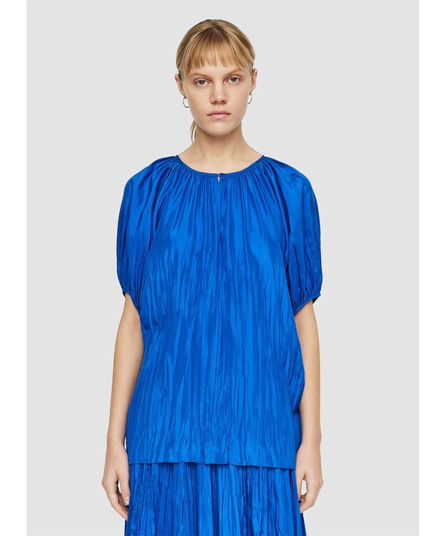 JOSEPH 【洗える】ハボタイ　ルーズフィットブラウス Ultra Marine