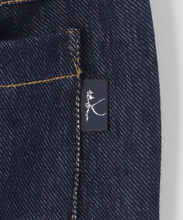 組曲 KIDS 【80-100㎝】デニムニット パンツ ネイビー系