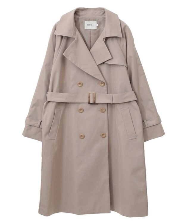 earth music&ecology ベーシックトレンチコート Beige