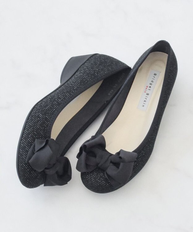 Bridget Birkin ＜3E＞【Bridget Birkin Walk】グログランリボンウォーキングパンプス ブラック