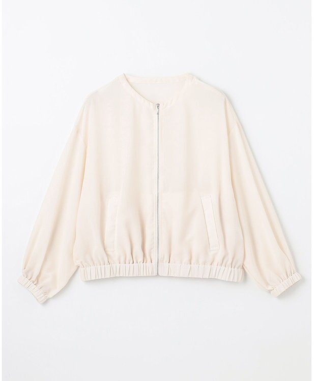 ANY シアーブルゾン エクリュ