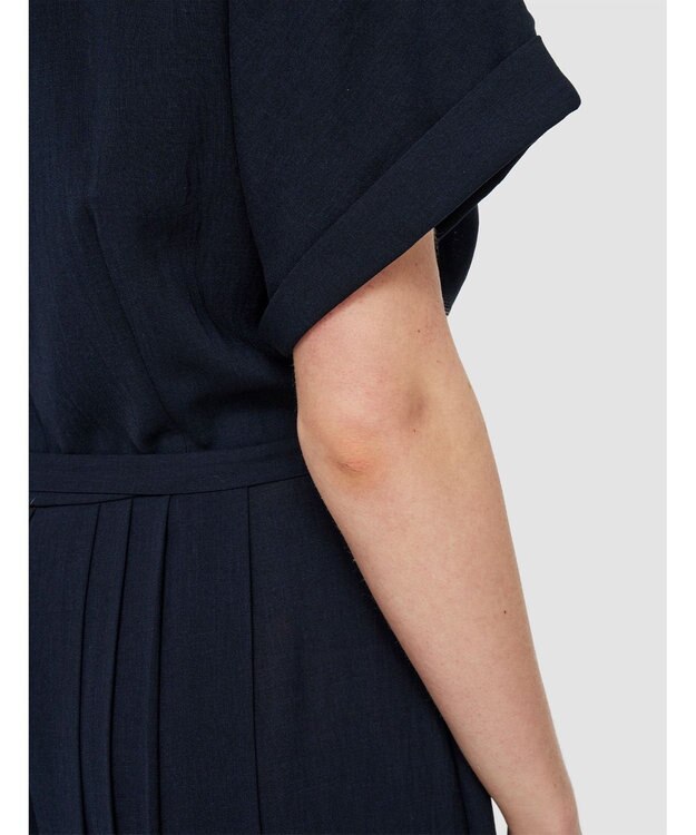 JOSEPH エアリープリッセ　ジャンプスーツ Navy