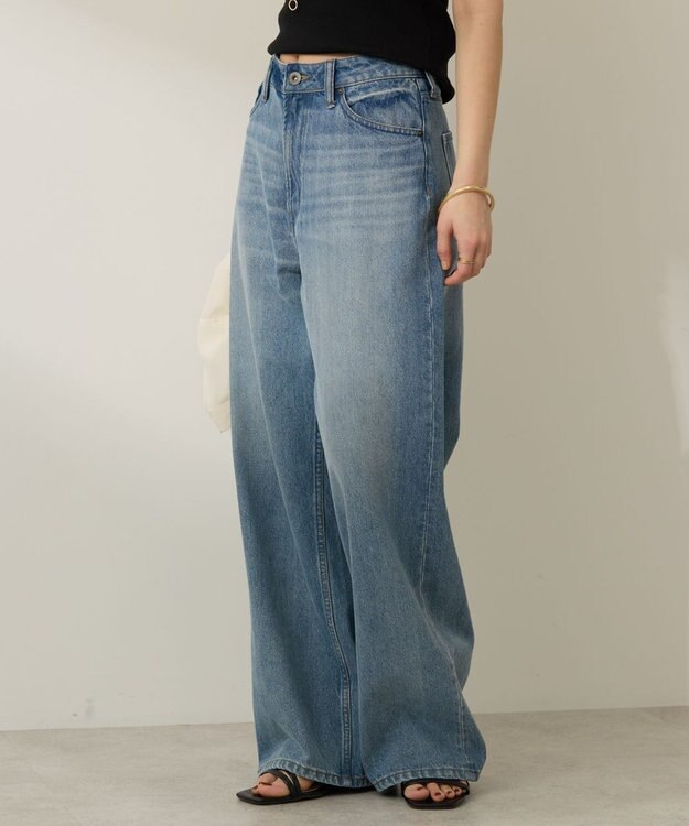 AMERICAN HOLIC ワイドデニム Light Indigo