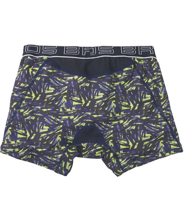 WACOAL MEN ボクサーパンツ 風が通ってムレ軽減。 ダブルエアスルータイプ 吸汗速乾 前閉じ GT3910 /ブロス バイ ワコールメン グレイッシュブルー