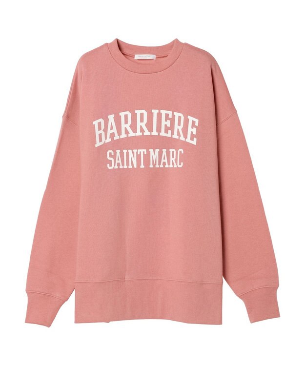 Green Parks 裏起毛ロゴプルオーバー Pink