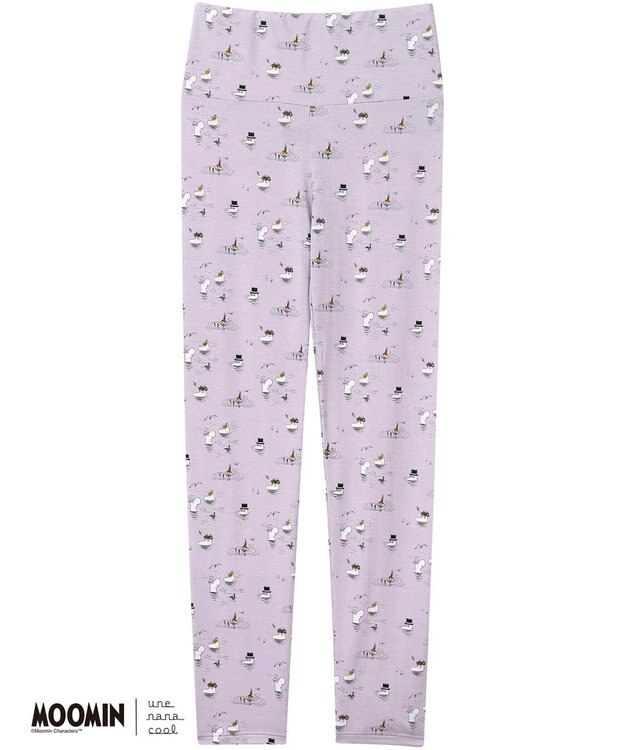une nana cool 【ムーミン】MOOMIN × une nana ccol　ハラマキ付きレギンス PU