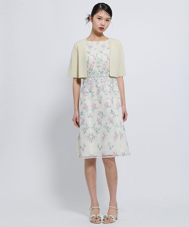 TOCCA 【松木育未さん着用】CREPE BOLERO ボレロ イエロー系