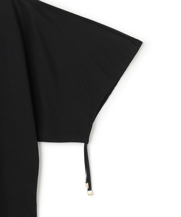 BEIGE， HOPE / ボリュームスリーブドロストトップス Black