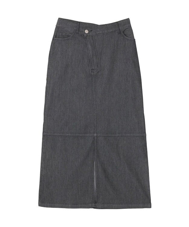 CRAFT STANDARD BOUTIQUE アシンメトリーデニムスカート Black