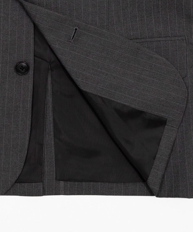 WEGO 【フォーマル/セットアップ対応】シングルテーラードジャケット グレーストライプ
