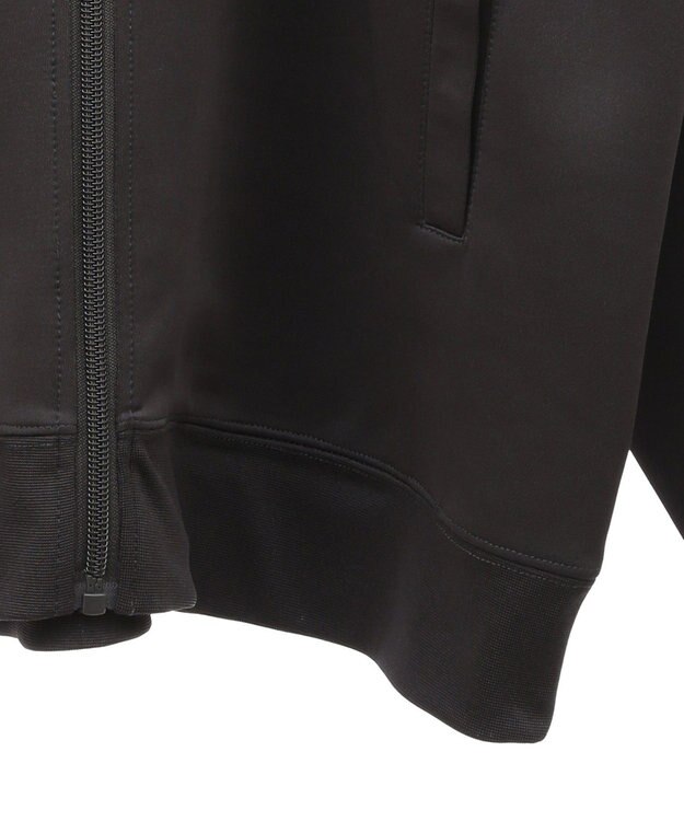 earth music&ecology フロントレーストラックジャケット Charcoal Gray