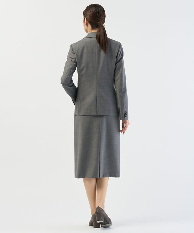 J.PRESS LADIES L 【セットアップ対応】BAHARIYE SOLID テーラード ジャケット ミディアムグレー系