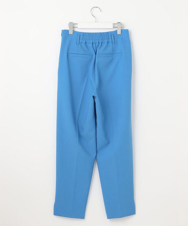 UNFILO 【VERY.3月号掲載/洗える/ストレッチ】ハイウエストカラーパンツ ブルー